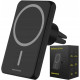 Spacecase WM1B MagCharge Car Holder - Μαγνητική Βάση Ασύρματης Φόρτισης για Κινητά MagSafe για Αεραγωγούς Αυτοκινήτων - 7.5W - Black (5905719110314)