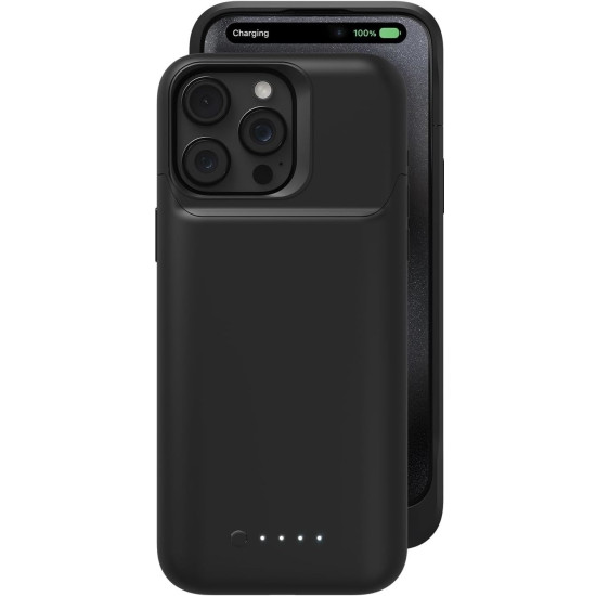 Θήκη Apple iPhone 15 Pro Max - Mophie Juice Pack 2024 Ανθεκτική με Ενσωματωμένη Μπαταρία 3.000 mAh - Black (401014302)
