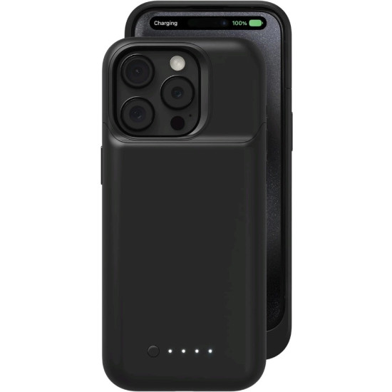 Mophie Juice Pack 2024 - Ανθεκτική Θήκη με Ενσωματωμένη Μπαταρία 2.400 mAh - Apple iPhone 15 Pro - Black (401014301)