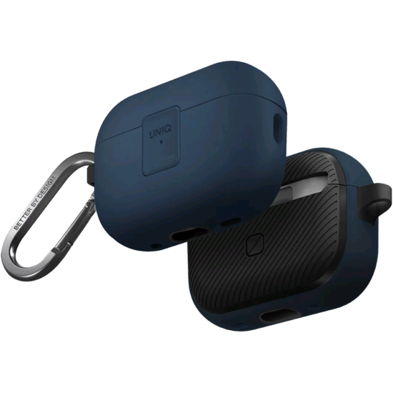 Uniq Clyde - Σκληρή Θήκη με Μαγνητικό Κλείσιμο - Apple AirPods Pro 2nd Gen - Royal Blue / Dark Grey (UNIQ-AIRPODSPRO2-CLYRBLUDRY)