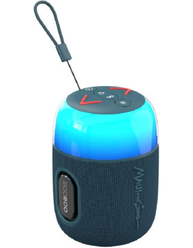 Egoboo X Maui and Sons BT Led Speaker Pulse - Ασύρματο Φορητό Ηχείο Bluetooth με Φωτισμό RGB - Blue (MUS2BLU)