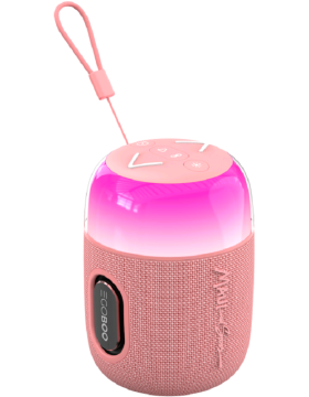 Egoboo X Maui and Sons BT Led Speaker Pulse - Ασύρματο Φορητό Ηχείο Bluetooth με Φωτισμό RGB - Pink (MUS2PNK)