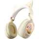 Kiddoboo Bluetooth Headphones Delulu - Ασύρματα Ακουστικά Κεφαλής για Παιδιά με Ασφαλή Μέγιστη Ένταση Ήχου & LED Φωτισμό - Gold (KBKID5GLD)