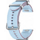 Λουράκι M/L - Samsung Galaxy Watch 7 / 6 / 5 / 5 Pro (45/44/40mm) - Official Samsung Athleisure Band - Sky Blue (ET-SOL31LLEGEU)