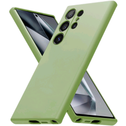 Premium Θήκη Σιλικόνης - Samsung Galaxy S24 Ultra - Crong Color - Green (CRGCOLRSGS24ULGRN)