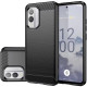 Θήκη Σιλικόνης - Nokia X30 - Techsuit Carbon Silicone - Black (5949419180987)
