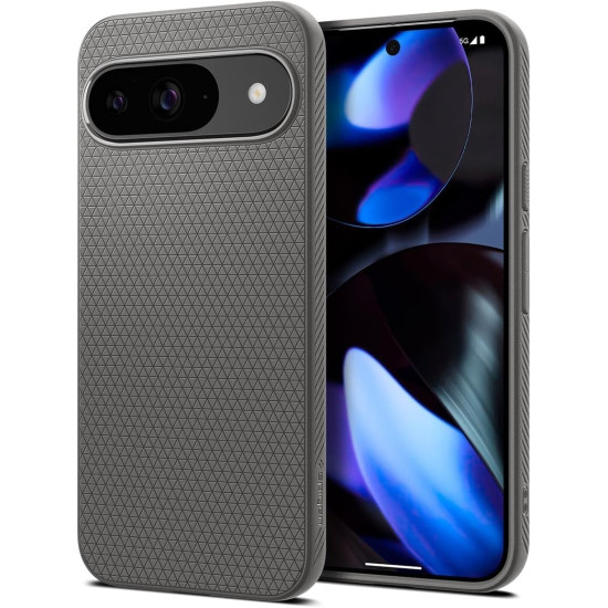 Θήκη Σιλικόνης - Google Pixel 9 / 9 Pro - Spigen Liquid Air - Marble Gray (ACS07684)