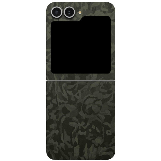 Αυτοκόλλητο Skin Προστασίας Πλάτης - Samsung Galaxy Z Flip6 - Gams Premium Vinyl Skin Back Plate - Camo Green (GAMS-VNL-SKIN-CG-002-211)