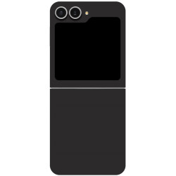 Αυτοκόλλητο Skin Προστασίας Πλάτης - Samsung Galaxy Z Flip6 - Gams Premium Vinyl Skin Back Plate - Black Matte (GAMS-VNL-SKIN-BMT-002-211)