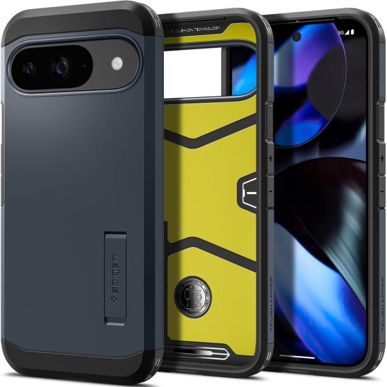 Ανθεκτική Σκληρή Θήκη - Google Pixel 9 / 9 Pro - Spigen Tough Armor - Metal Slate (ACS07693)