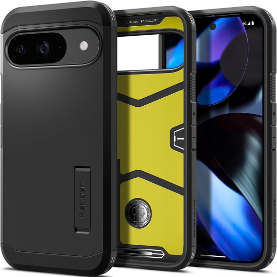 Ανθεκτική Σκληρή Θήκη - Google Pixel 9 / 9 Pro - Spigen Tough Armor - Black (ACS07692)