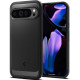 Ανθεκτική Θήκη Σιλικόνης - Google Pixel 9 Pro XL - Spigen Rugged Armor - Matte Black (ACS07719)