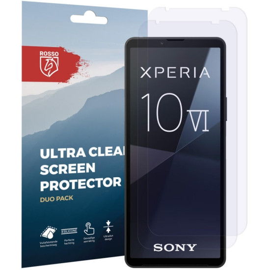 Μεμβράνη Προστασίας Οθόνης - Sony Xperia 10 VI - Rosso Ultra Clear Screen Protector - 2 Τεμάχια (8719246452864)