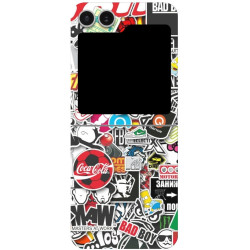 Αυτοκόλλητο Skin Προστασίας Πλάτης - Samsung Galaxy Z Flip6 - Gams Premium Vinyl Skin Back Plate - Stickerbomb (GAMS-VNL-SKIN-SKB-002-211)