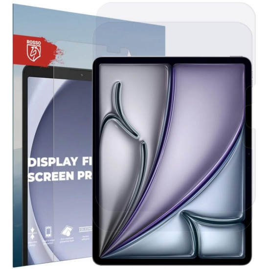 Μεμβράνη Προστασίας Οθόνης - Apple iPad Air 13" 2026 / 2024 - Rosso Ultra Clear Display Film Screen Protector - 2 Τεμάχια - Clear (8719246453113)