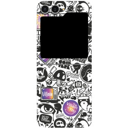 Αυτοκόλλητο Skin Προστασίας Πλάτης - Samsung Galaxy Z Flip6 - Gams Premium Vinyl Skin Back Plate - 3D TV Sticker (GAMS-VNL-SKIN-3DTS-002-211)