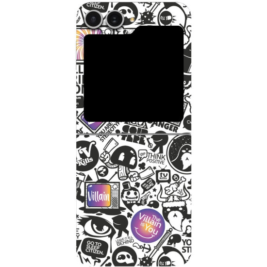 Αυτοκόλλητο Skin Προστασίας Πλάτης - Samsung Galaxy Z Flip6 - Gams Premium Vinyl Skin Back Plate - 3D TV Sticker (GAMS-VNL-SKIN-3DTS-002-211)
