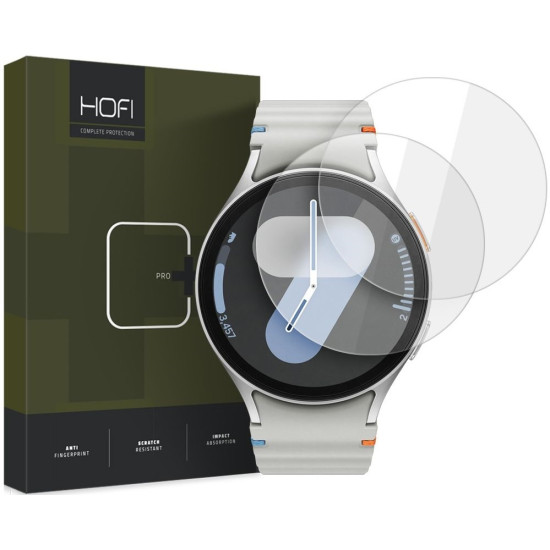 Hofi Premium Pro+ Tempered Glass - Αντιχαρακτικό Γυαλί Οθόνης - Samsung Galaxy Watch FE / 7 / 6 / 5 / 4 40mm - 2 Τεμάχια - Clear (5906302312603)