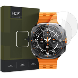 Αντιχαρακτικό Γυαλί Οθόνης - Samsung Galaxy Watch Ultra 2025 / 2024 47mm - Hofi Premium Pro+ Tempered Glass - 2 Τεμάχια - Clear (5906302312443)