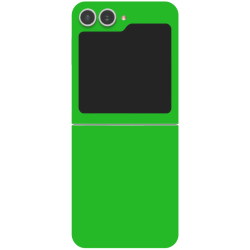 Αυτοκόλλητο Skin Προστασίας Πλάτης - Samsung Galaxy Z Flip6 - Gams Premium Vinyl Skin Back Plate - Green Matte (GAMS-VNL-SKIN-GM-002-211)