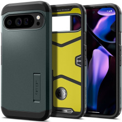 Ανθεκτική Σκληρή Θήκη - Google Pixel 9 Pro XL - Spigen Tough Armor - Abyss Green (ACS07728)