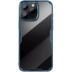 Σκληρή Διάφανη Θήκη με TPU Bumper - Apple iPhone 16 Pro Max - Nillkin Nature TPU Pro Case - Blue (6902048287259)