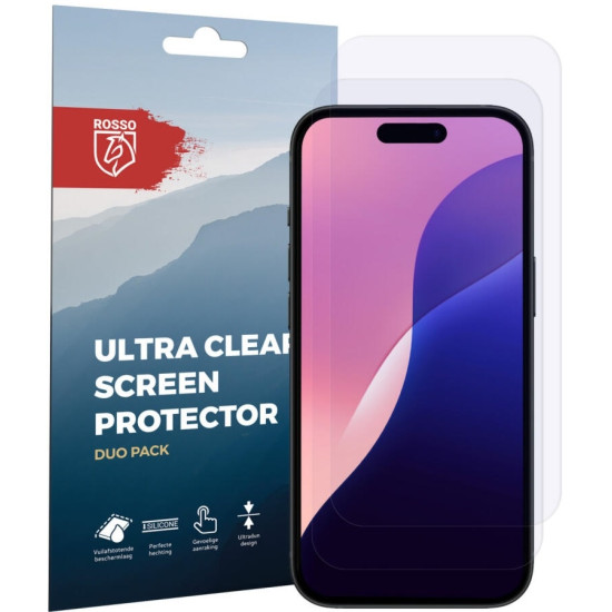 Μεμβράνη Προστασίας Οθόνης - Apple iPhone 16 Pro - Rosso Ultra Clear Screen Protector - 2 Τεμάχια (8719246455872)