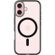 Θήκη Apple iPhone 16 Plus - Vivid MagSafe Hybrid Case Διάφανη με MagSafe - Black (VIMAGACR495BK)