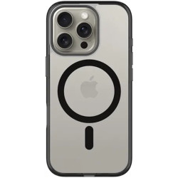 Θήκη Apple iPhone 16 Pro - Vivid MagSafe Hybrid Case Διάφανη με MagSafe - Black (VIMAGACR497BK)