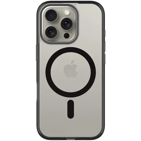 Θήκη Apple iPhone 16 Pro - Vivid MagSafe Hybrid Case Διάφανη με MagSafe - Black (VIMAGACR497BK)