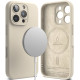 Ανθεκτική MagSafe Θήκη Σιλικόνης - Apple iPhone 16 Pro - Ringke Silicone Magnetic - Stone (8809961789984)