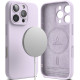 Ανθεκτική MagSafe Θήκη Σιλικόνης - Apple iPhone 16 Pro - Ringke Silicone Magnetic - Light Purple (8800274960039)