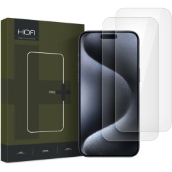 Αντιχαρακτικό Γυαλί Οθόνης - Apple iPhone 17 / 17 Pro / 16 Pro - Hofi Premium Pro+ Tempered Glass - 2 Τεμάχια - Clear (5906302310807)