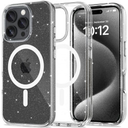 Σκληρή Διάφανη Θήκη MagSafe - Apple iPhone 16 Pro Max - Tech-Protect FlexAir Hybrid - Glitter (5906302311453)