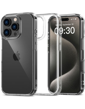 Σκληρή Διάφανη Θήκη - Apple iPhone 16 Pro - Tech-Protect FlexAir Hybrid - Clear (5906302311644)