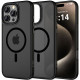 Σκληρή Ημιδιάφανη Θήκη MagSafe - Apple iPhone 16 Pro - Tech-Protect MagMat - Matte Black (5906302311101)