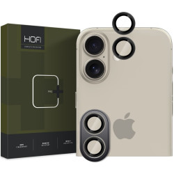 Αντιχαρακτικό Γυαλί Προστασίας Apple iPhone 17 / 16 / 16 Plus - Hofi Camring Pro+ για Φακό Κάμερας - Black (5906302311040)