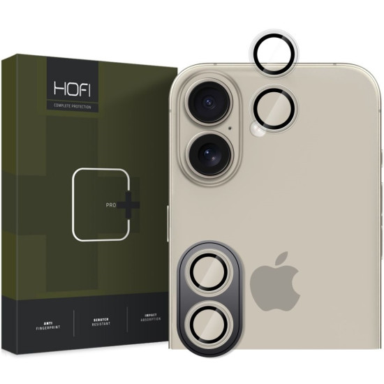 Αντιχαρακτικό Γυαλί Προστασίας Apple iPhone 17 / 16 / 16 Plus - Hofi Camring Pro+ για Φακό Κάμερας - Clear (5906302311026)