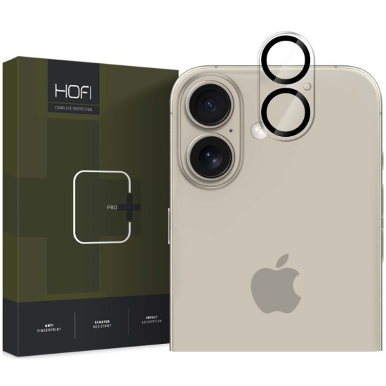 Αντιχαρακτικό Γυαλί Προστασίας Apple iPhone 16 / 16 Plus - Hofi Cam Pro+ Camera Tempered Glass για Φακό Κάμερας - Clear (5906302310982)