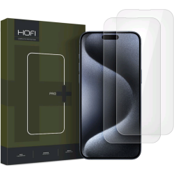 Αντιχαρακτικό Γυαλί Προστασίας Apple iPhone 16 - Hofi Premium Pro+ Tempered Glass Οθόνης - 2 Τεμάχια - Clear (5906302310784)