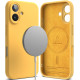 Θήκη Apple iPhone 16 - Ringke Silicone Magnetic Ανθεκτική Σιλικόνης με MagSafe - Yellow (8800274960633)