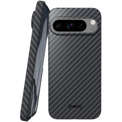 Θήκη Google Pixel 9 / 9 Pro - Nekit Fiber Σκληρή με MagSafe Aramid Fiber - 1mm - 1500D Kevlar - Black (8719246451997)