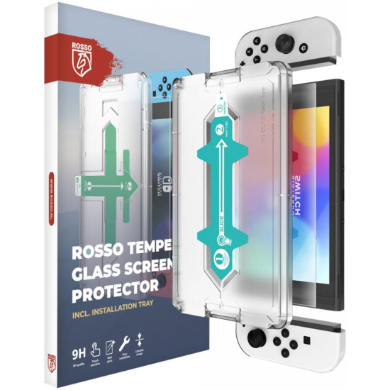 Αντιχαρακτικό Προστατευτικό Γυαλί Nintendo Switch OLED - Rosso Tempered Glass Οθόνης - Clear (8719246452574)