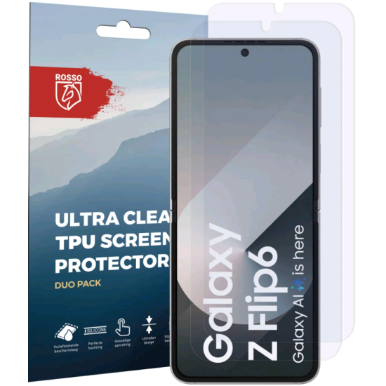 Μεμβράνη Προστασίας Samsung Galaxy Z Flip7 FE / Z Flip6 - Rosso Ultra Clear Screen Protector Εσωτερικής Οθόνης - 2 Τεμάχια (8719246452925)