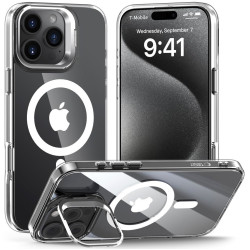 Θήκη Apple iPhone 16 Pro - Tech-Protect MagStand Σκληρή Διάφανη με MagSafe & KickStand - Clear (5906302375844)