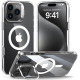 Θήκη Apple iPhone 16 Pro - Tech-Protect MagStand Σκληρή Διάφανη με MagSafe & KickStand - Clear (5906302375844)
