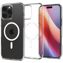 Θήκη Apple iPhone 16 Pro - Spigen Liquid Crystal MagFit Σιλικόνης με MagSafe - Crystal Clear (ACS08389)