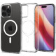 Θήκη Apple iPhone 16 Pro - Spigen Liquid Crystal MagFit Σιλικόνης με MagSafe - Crystal Clear (ACS08389)