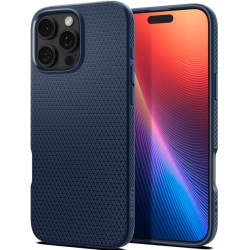 Θήκη Apple iPhone 16 Pro Max - Spigen Liquid Air Σιλικόνης - Navy Blue (ACS07989)