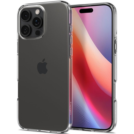 Θήκη Apple iPhone 16 Pro Max - Spigen Liquid Crystal Σιλικόνης - Crystal Clear (ACS07984)